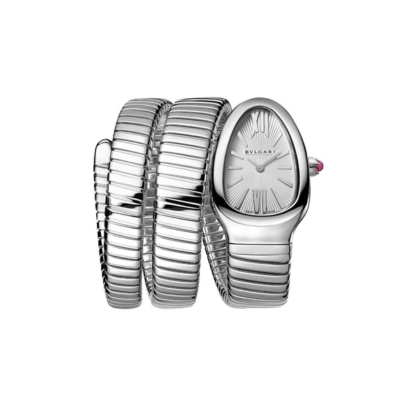 Bulgari Silver Serpenti Tubogas Watch - Picture 1 of 4